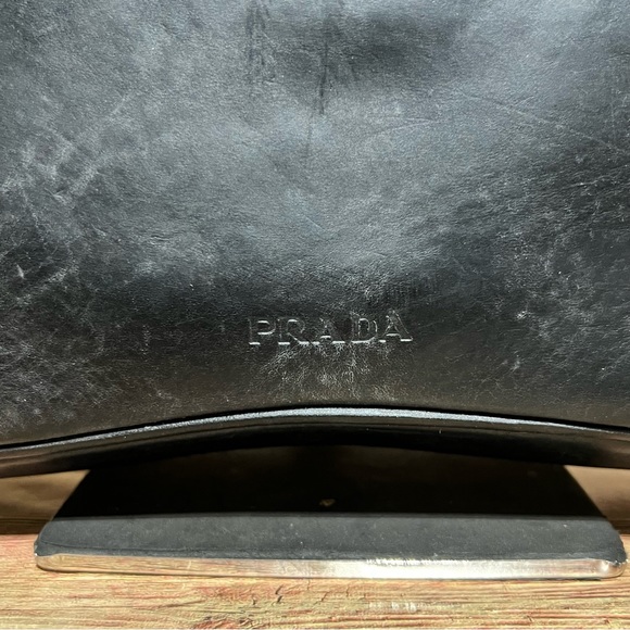Prada Black Leather Small Shoulder Bag - Picture 4 of 11